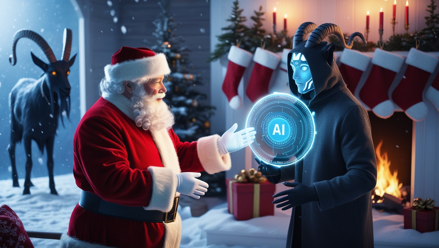 The Christmas Trinity Santa’s History, AI Impersonations, and the Tale of Krampus